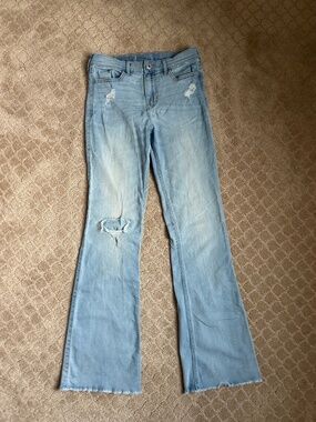 Abercrombie Kids Bootcut Light Wash Jeans (13-14)